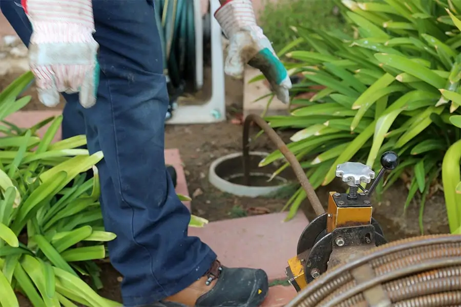 Clogged drain cleaning